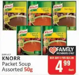 KitKat Cash and Carry Knorr Packet Soup Assorted offer
