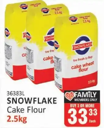 KitKat Cash and Carry Snowflake Cake Flour offer
