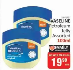 KitKat Cash and Carry Vaseline Petroleum Jelly Assorted offer