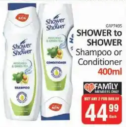 KitKat Cash and Carry Shower to Shower Shampoo or Conditioner offer