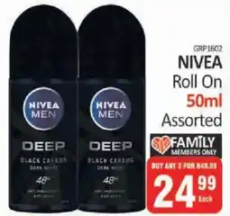 KitKat Cash and Carry Nivea Roll On Assorted offer