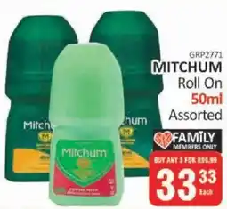 KitKat Cash and Carry Mitchum Roll On Assorted offer