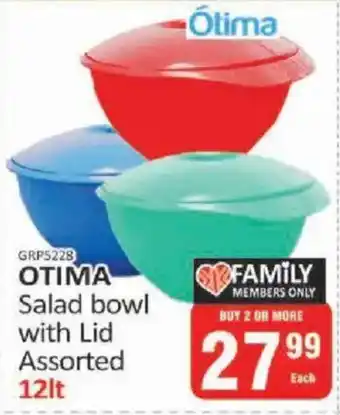 KitKat Cash and Carry Otima Salad bowl with Lid Assorted offer