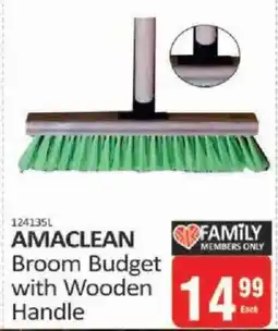 KitKat Cash and Carry Amaclean Broom Budget with Wooden Handle offer