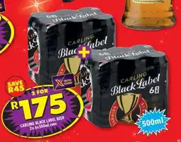 Shoprite CARLING BLACK LABEL BEER offer
