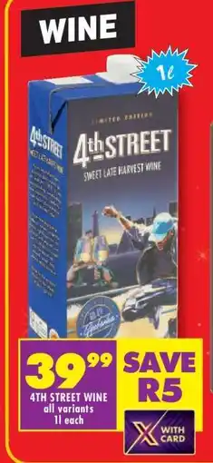 Shoprite 4th Street Wine offer