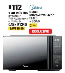OK Furniture Midea Black Microwave Oven | EM25 offer