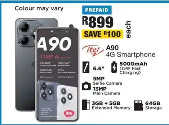 OK Furniture itel A90 4G Smartphone offer