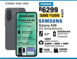 OK Furniture Samsung Galaxy A36 5G Smartphone offer