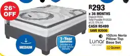 OK Furniture 152cm Neria Pillow-Top Base Set offer