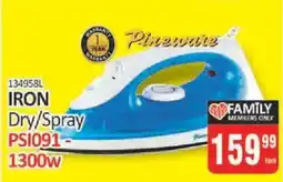 KitKat Cash and Carry Pineware Iron Dry/ Spray offer