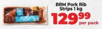 Food Lover's Market BRM Pork Rib Strips offer