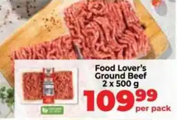 Food Lover's Market Food Lover's Ground Beef offer