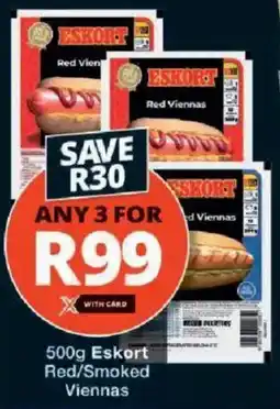 Checkers Hyper Eskort Red/ Smoked Viennas offer