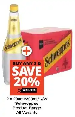 Checkers Schweppes Product Range All Variants offer