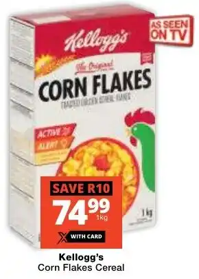 Checkers Kellogg's Corn Flakes Cereal offer