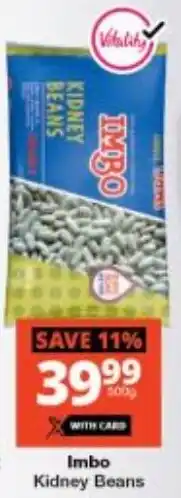 Checkers Imbo Kidney Beans offer