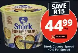 Checkers Stork Country Spread 40% Fat Spread offer