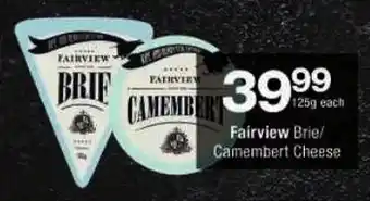 Checkers Fairview Brie/ Camembert Cheese offer