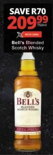 Checkers Bell's Blended Scotch Whisky offer