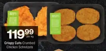 Checkers Crispy Cuts Crumbed Chicken Schnitzels offer