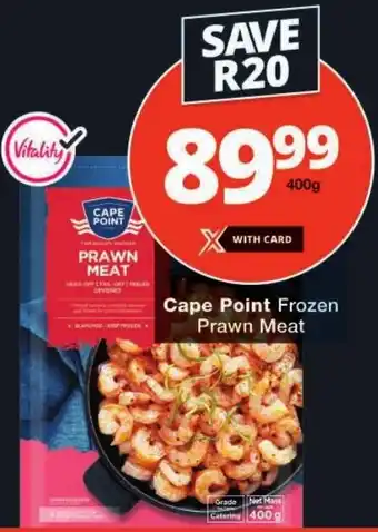 Checkers Cape Point Frozen Prawn Meat offer