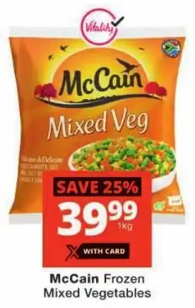 Checkers McCain Frozen Mixed Vegetables offer
