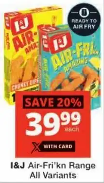 Checkers I&J Air-Fri'kn Range All Variants offer
