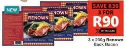 Checkers Renown Back Bacon offer