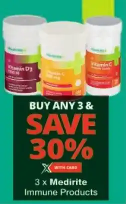Checkers Medirite Immune Products offer