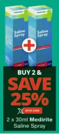 Checkers Medirite Saline Spray offer