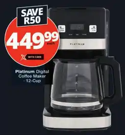 Checkers Platinum Digital Coffee Maker offer