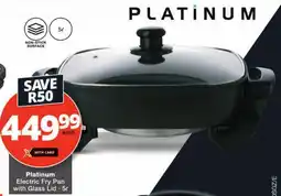Checkers Platinum Electric Fry Pan with Glass Lid offer