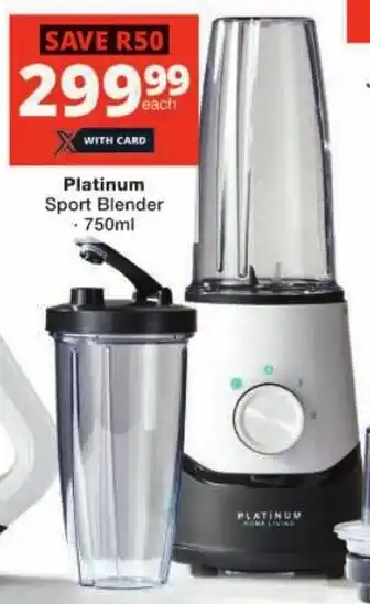Checkers Platinum Sport Blender offer
