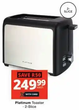 Checkers Platinum Toaster offer