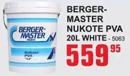 Cashbuild Bergermaster Nukote PVA offer