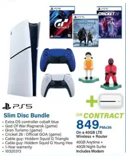 Incredible Connection PS5 Slim Disc Bundle offer