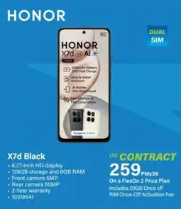 Incredible Connection Honor X7d Black offer
