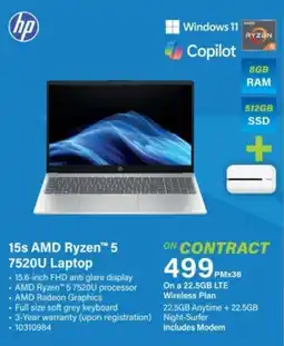 Incredible Connection HP 15s AMD Ryzen 5 7520U Laptop offer