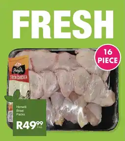 Save Henwill Braai Packs offer