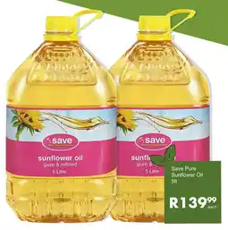 Save Save Pure Sunflower Oil offer