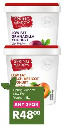 Save Spring Meadow Low Fat Yoghurt offer