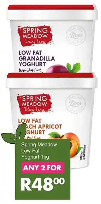 Save Spring Meadow Low Fat Yoghurt offer