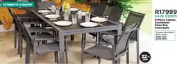 House & Home Cannes Aluminium Glass-Top Patio Suite offer
