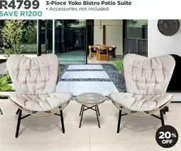 House & Home Yoko Bistro Patio Suite offer