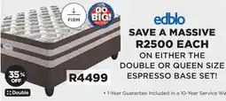 House & Home Edblo Double Base Set offer
