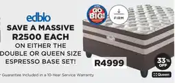 House & Home Edblo Queen Base Set offer