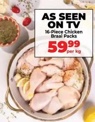 Food Lover's Market 16 Piece Chicken Braai Packs offer