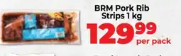 Food Lover's Market BRM Pork Rib Strips 1 kg offer