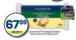 Pick n Pay Lancewood Processed Cheese Slices Assorted 350g Each offer